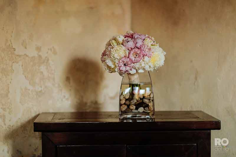 detalles en amarillo para boda