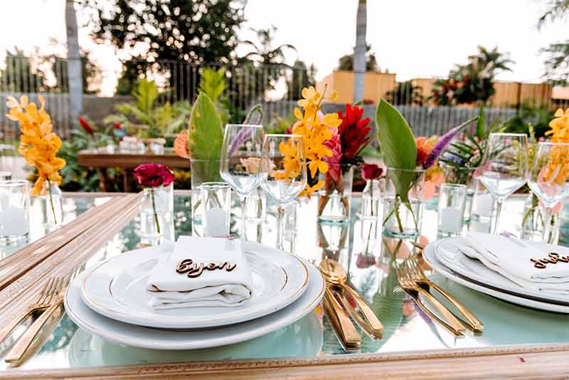 decoracion para boda en amarillo
