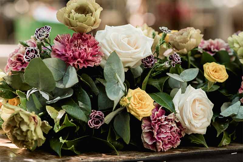 flores amarillas para boda