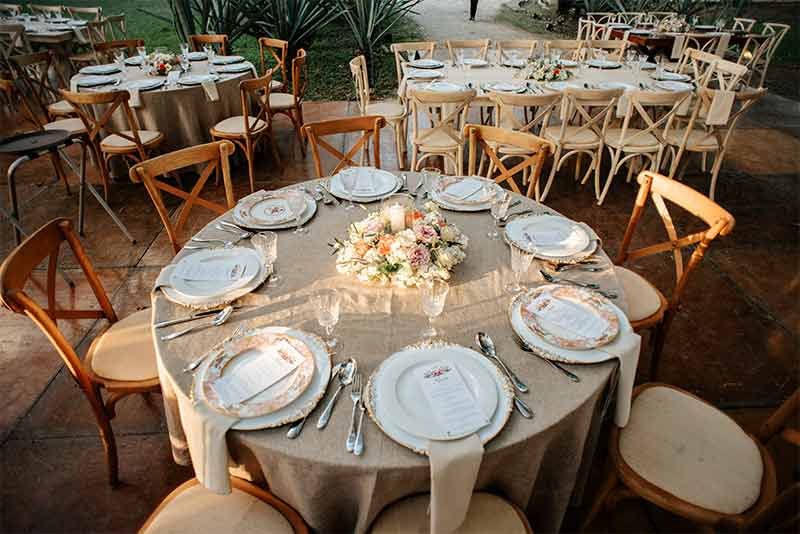 mesa para boda