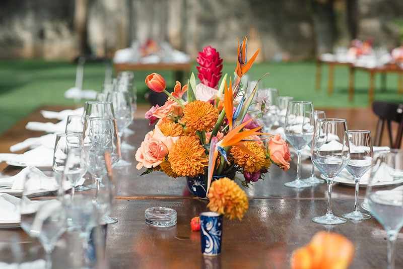 centros florales para boda