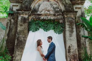 Ceremony Wedding at Hacienda Sac Chich 🌿 Carolina & Jared