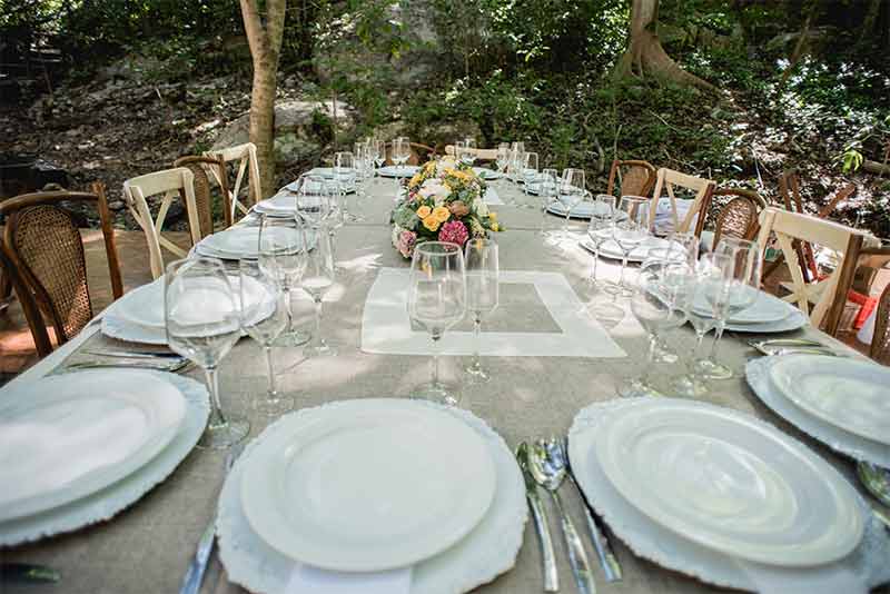 boda en cenote