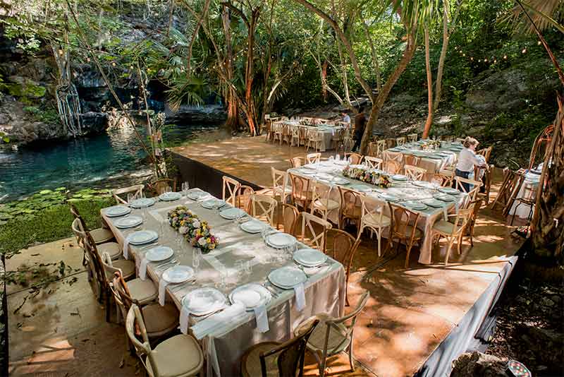 boda en cenote