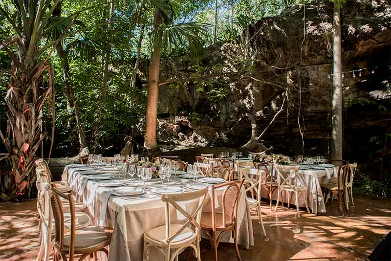 boda en cenote