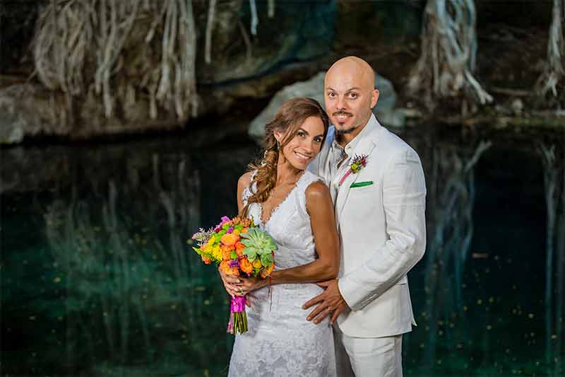 boda en cenote yucatan