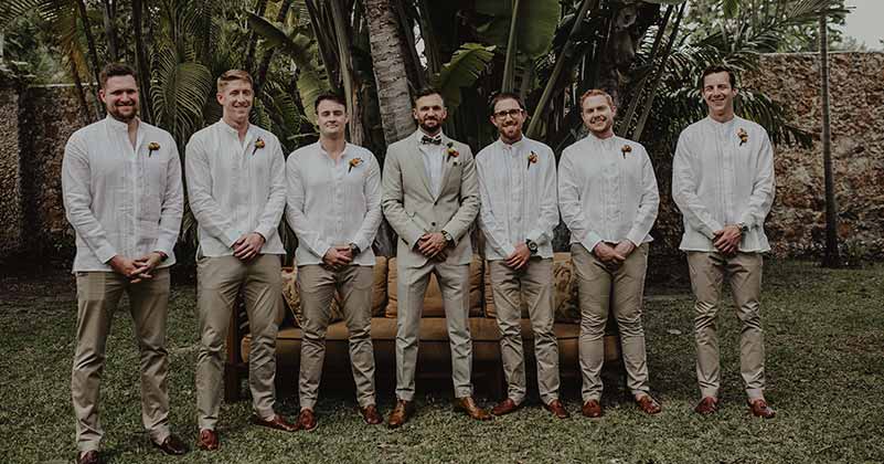 guayabera para boda