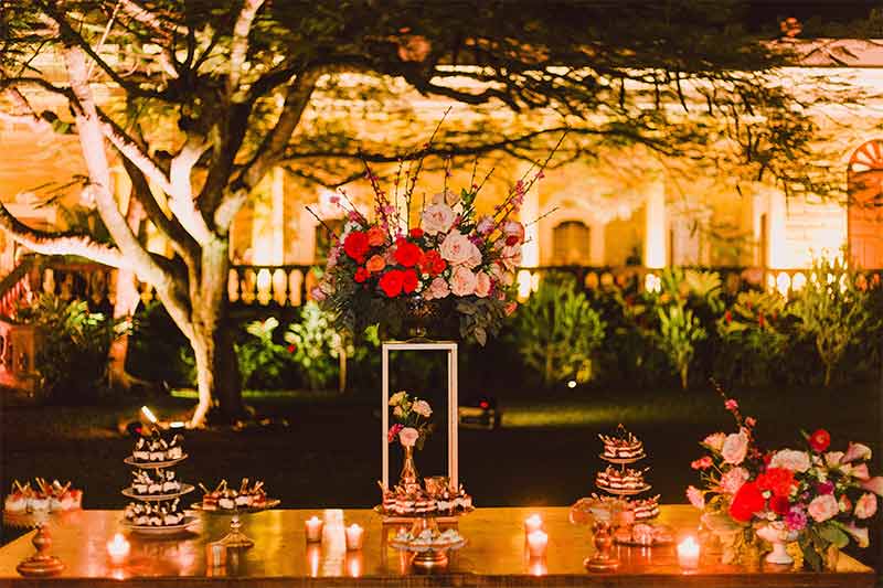 mesa de dulces para boda