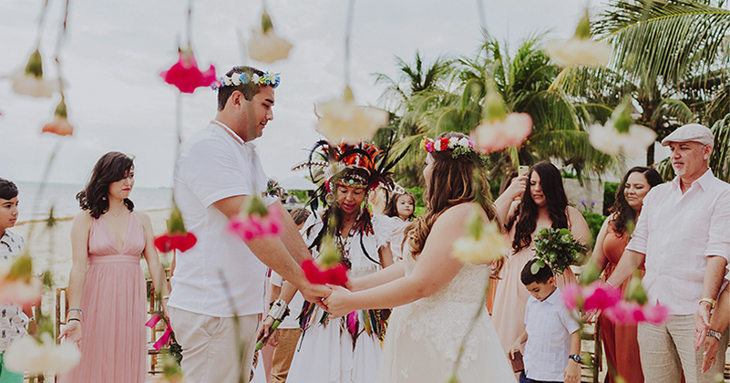 ceremonia maya en cozumel