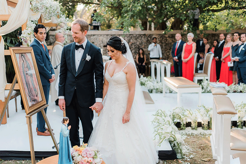 ceremonia wedding yucatan hacienda