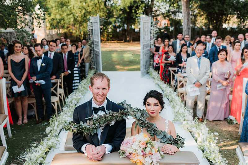 ceremonia wedding yucatan hacienda