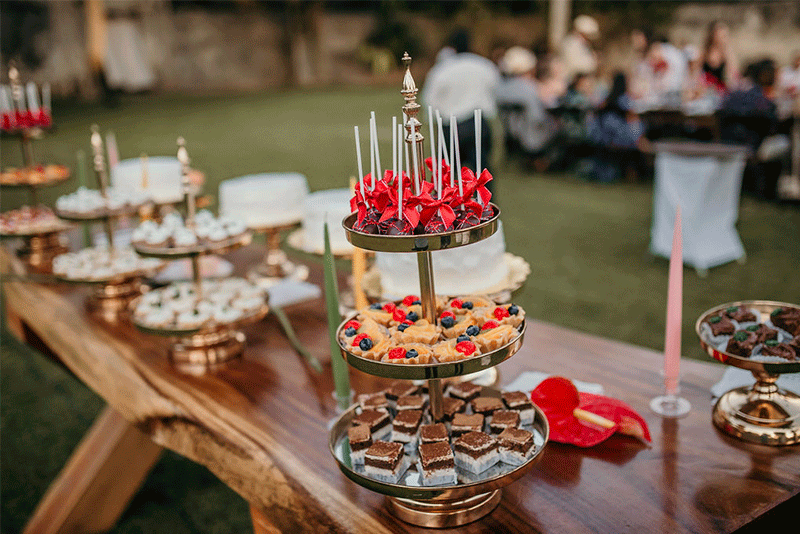mesa de dulces para boda
