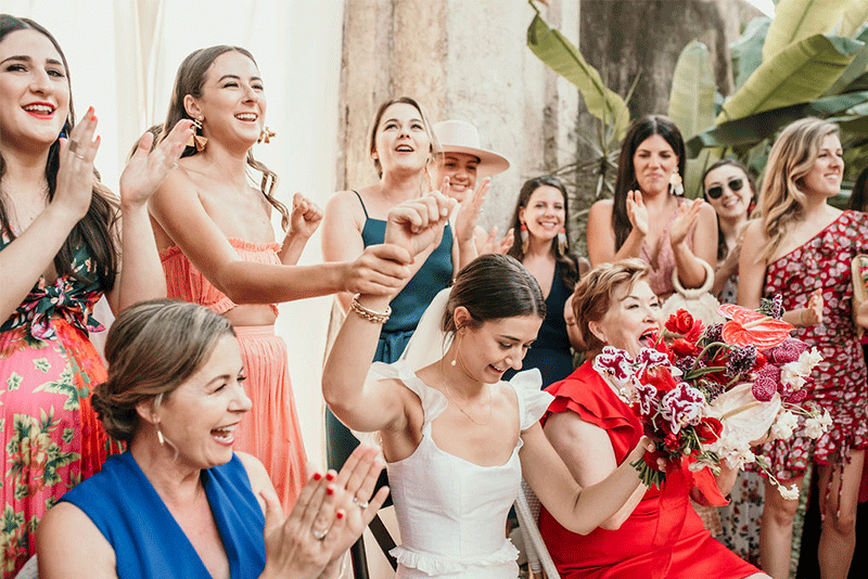 ceremony wedding in hacienda