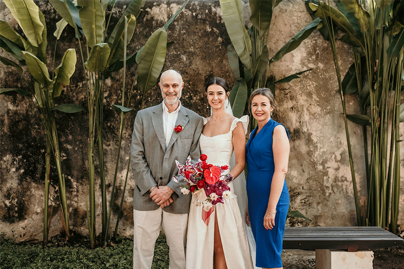 ceremony wedding in hacienda