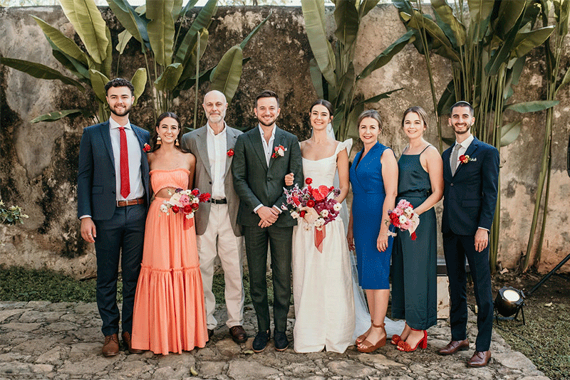 ceremony wedding in hacienda