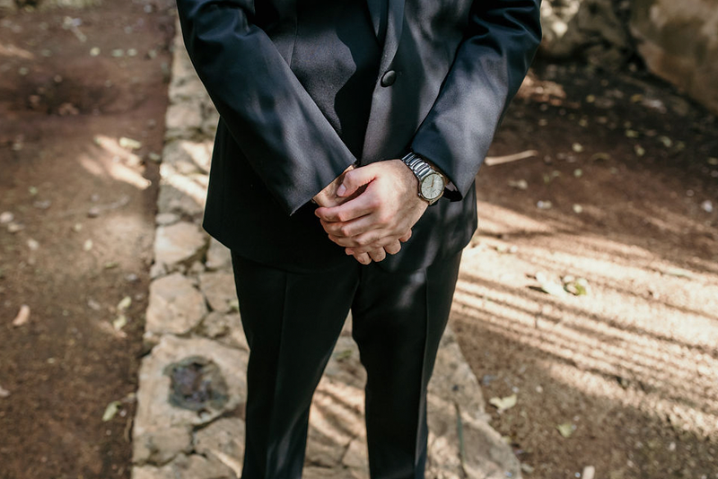 groom in a tuxedo