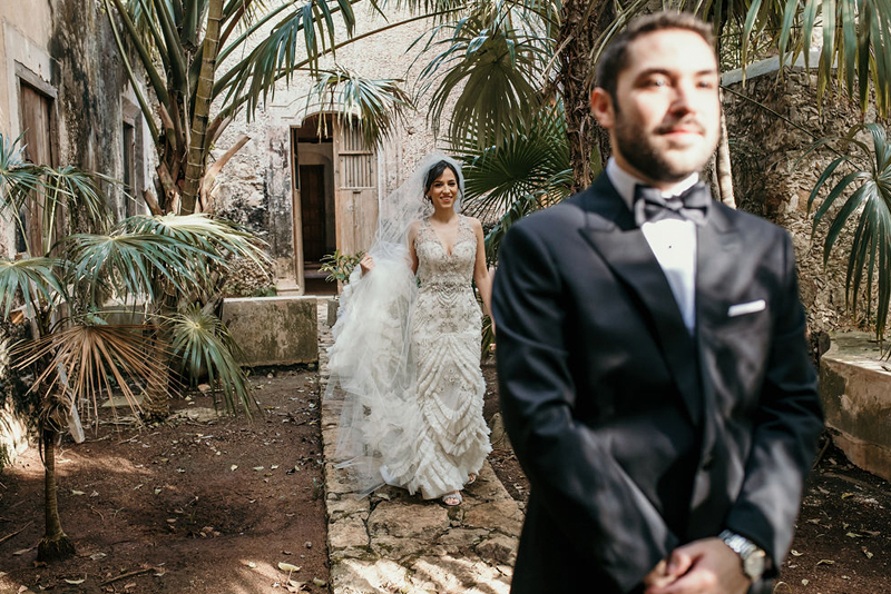 Groom and bride