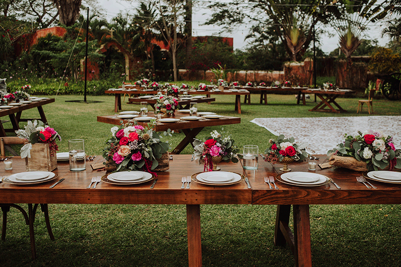 mesas imperiales para boda