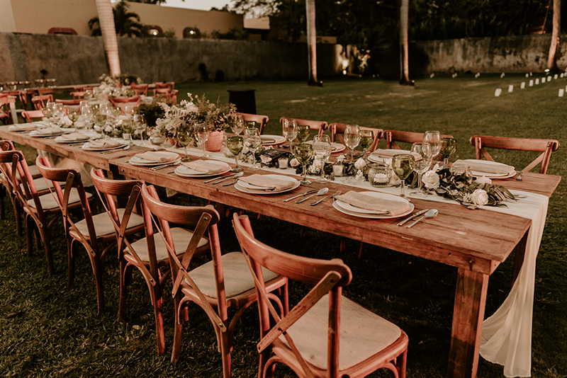 decoracion mesa boda yucatan