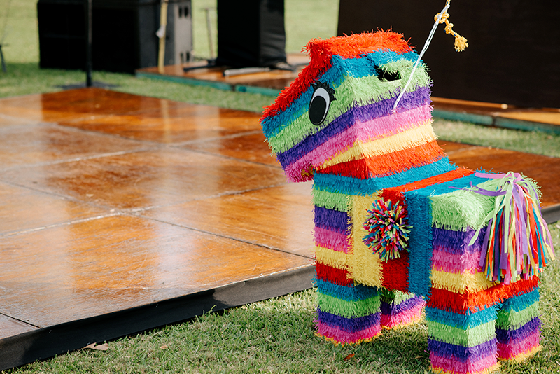 Piñata en boda en Yucatán