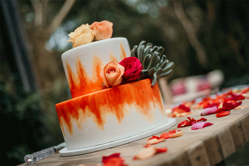 wedding cake in yucatan