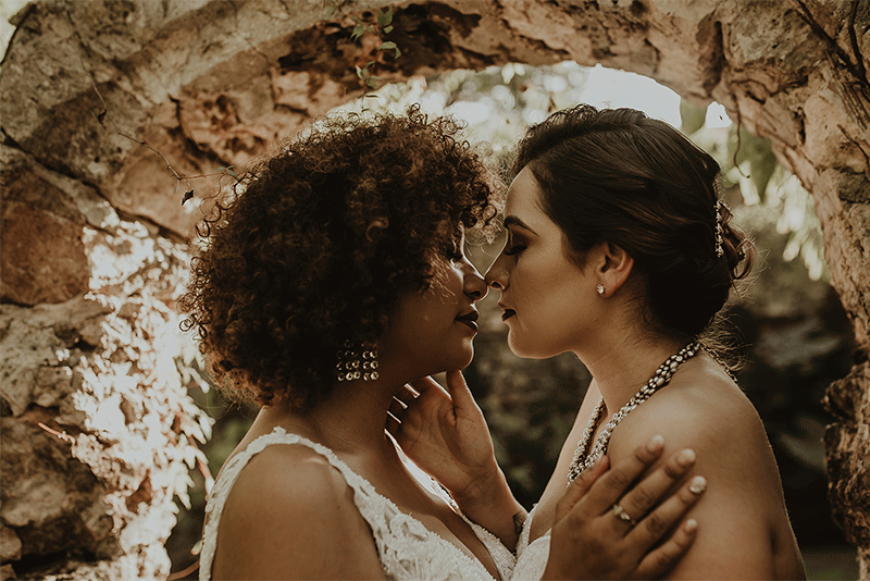 lesbian wedding in yucatan