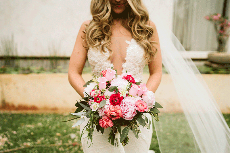 Bride on the wedding day