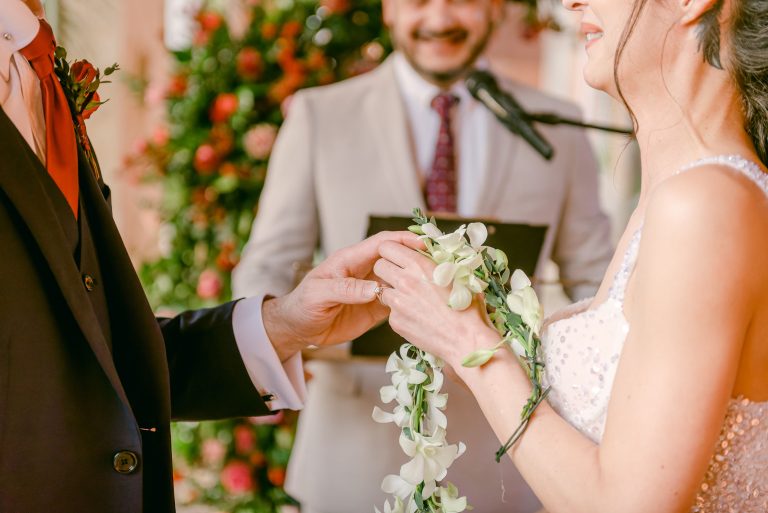 indoor wedding ceremony 