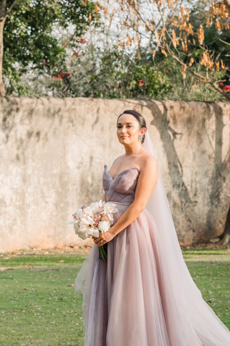 purple wedding dress 