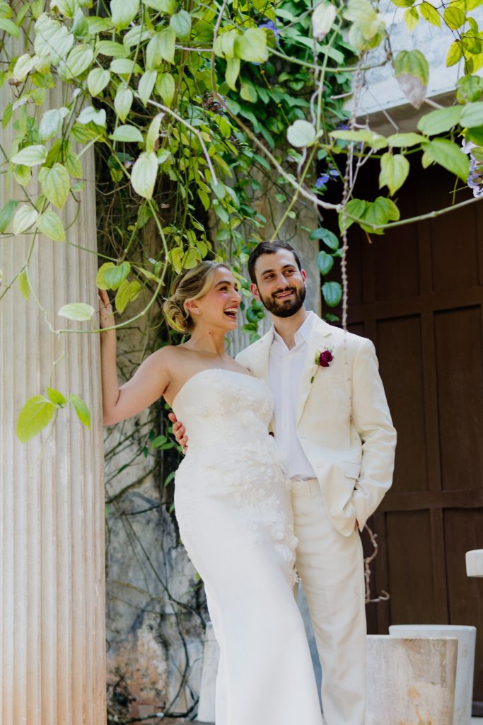 pink and white wedding