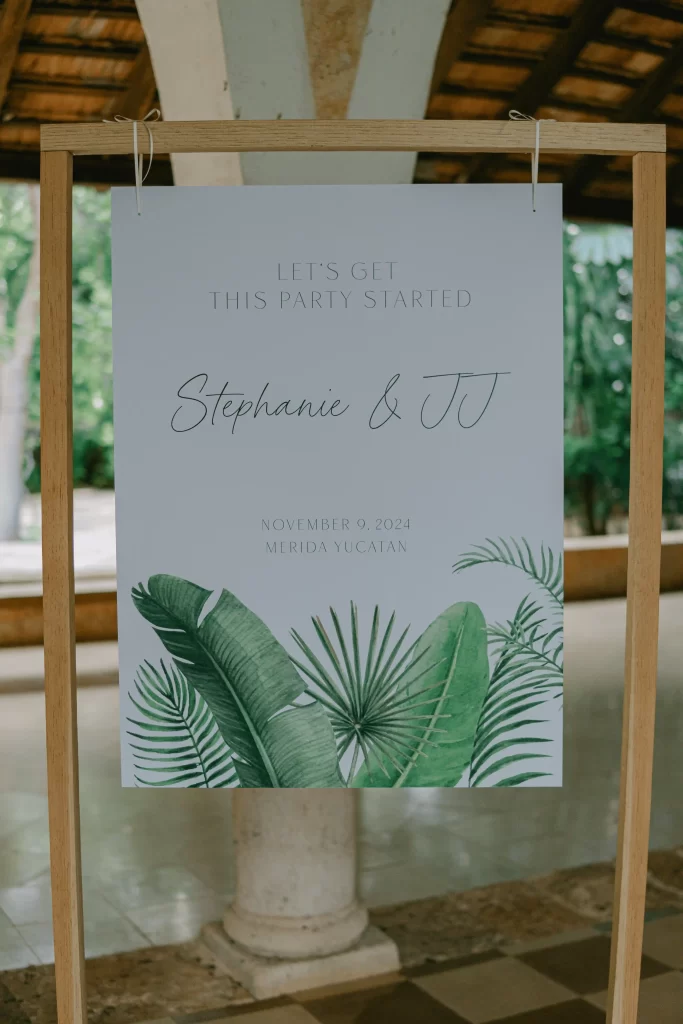 welcome party wedding
