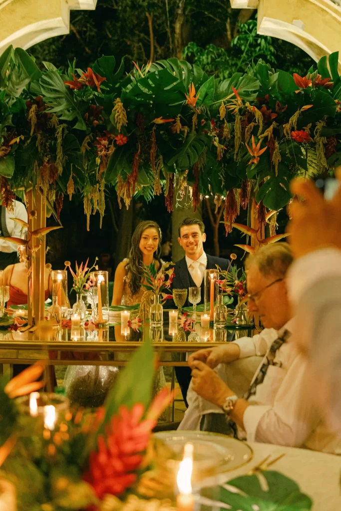 tropical decoration wedding