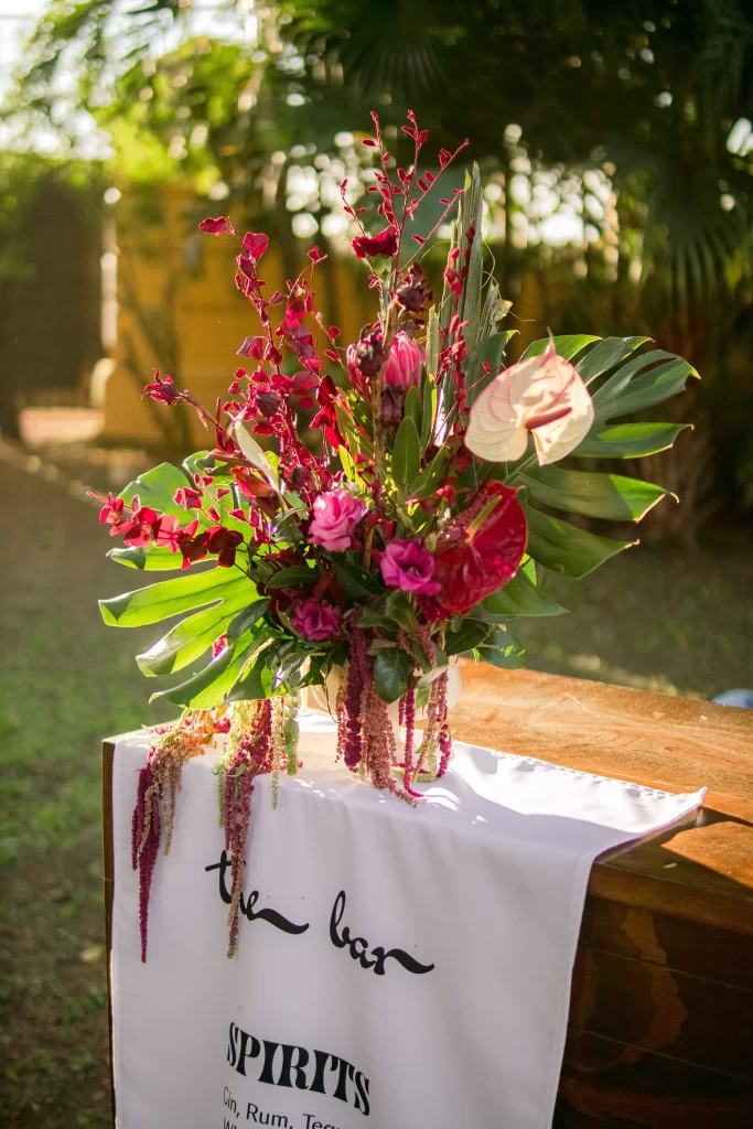 burgundy wedding