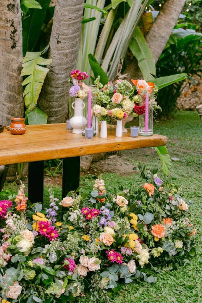 Colorful wedding