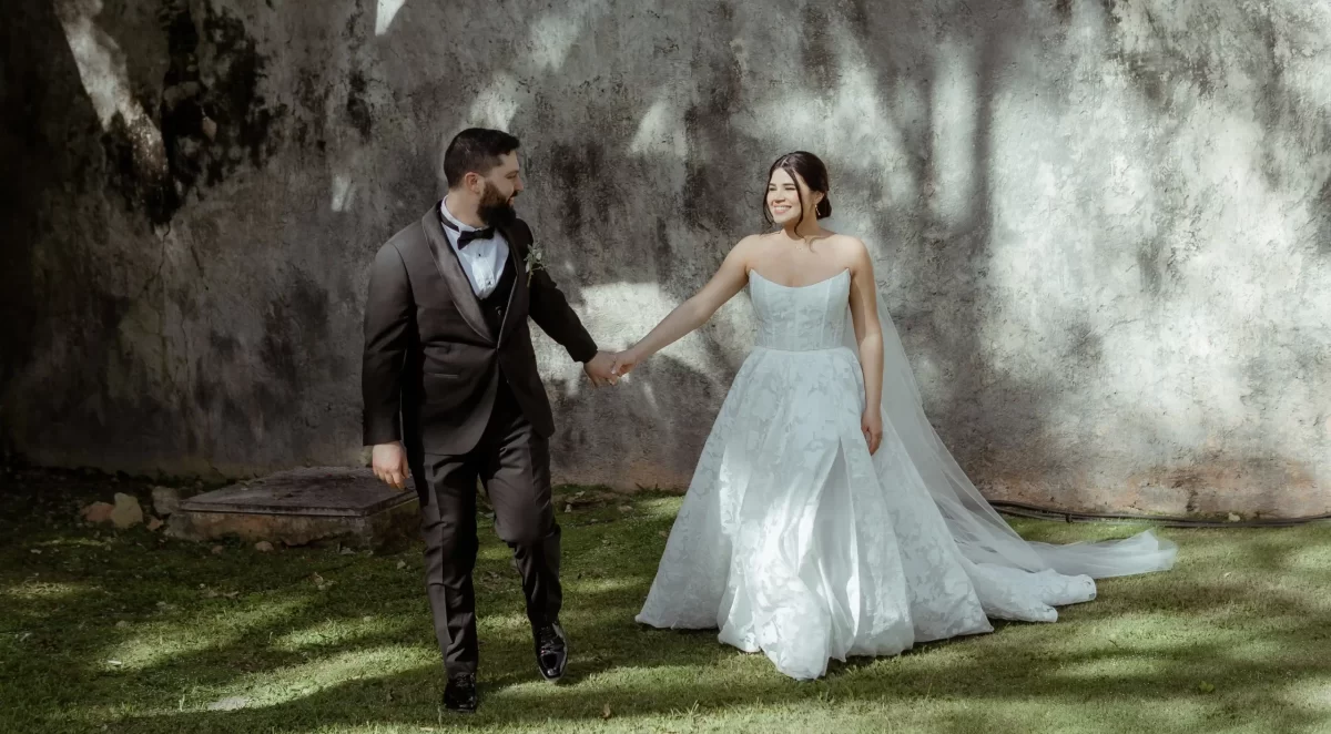 white wedding dress