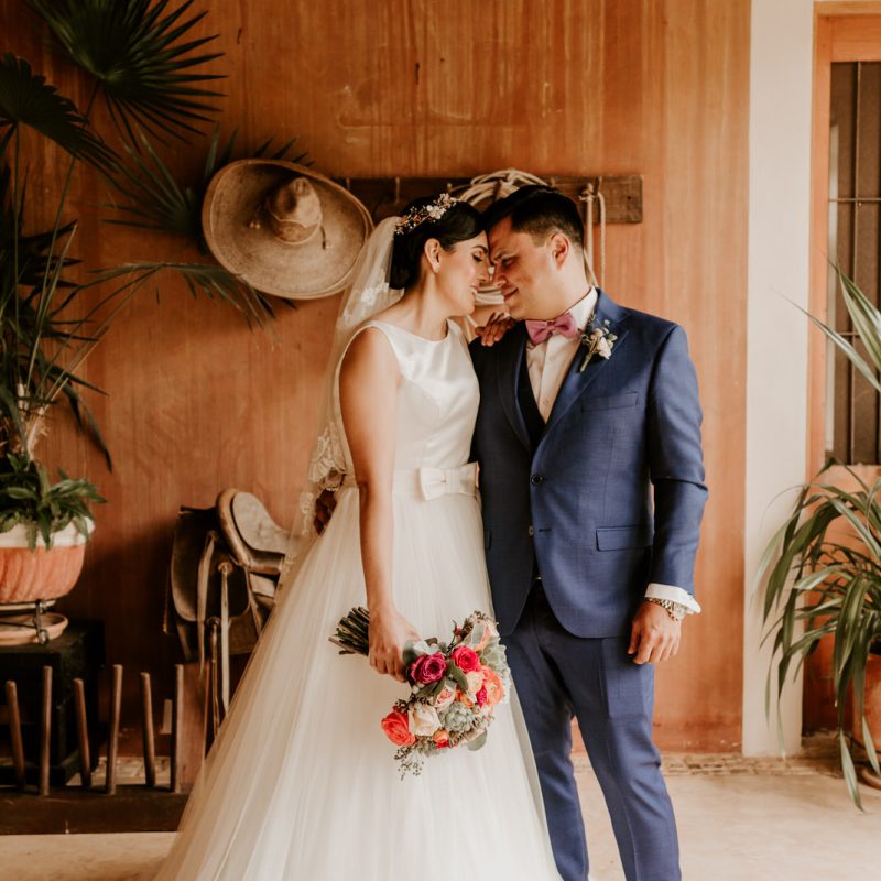 Destination wedding at Hacienda Dzibikak